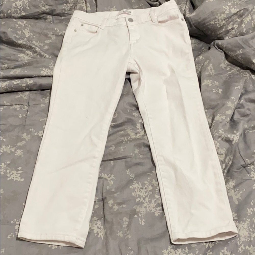 Joe Fresh Crop Slim Denim White Jean